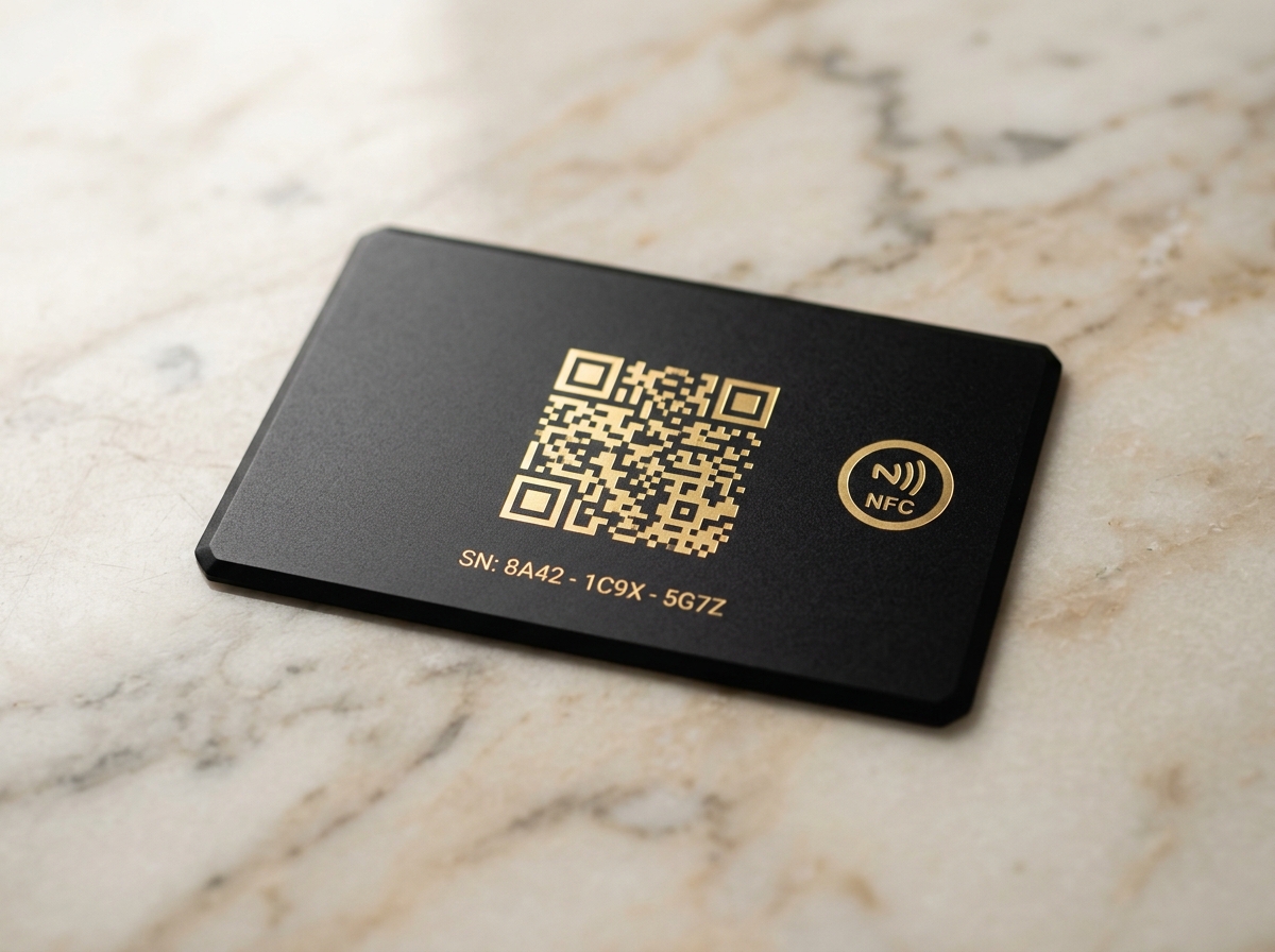 Laser Engraved Back QR View